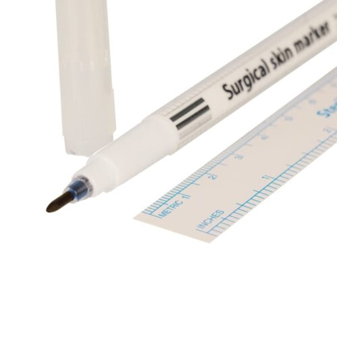 Surgical Skin Marker with Ruler - Pack of 12