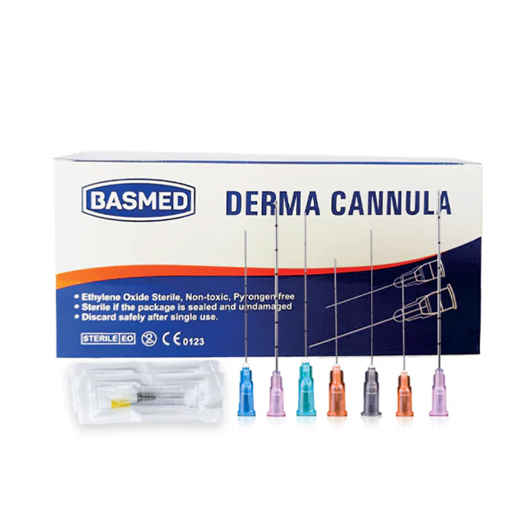 Basmed Derma Cannula, 18G x 70mm - Pack of 50